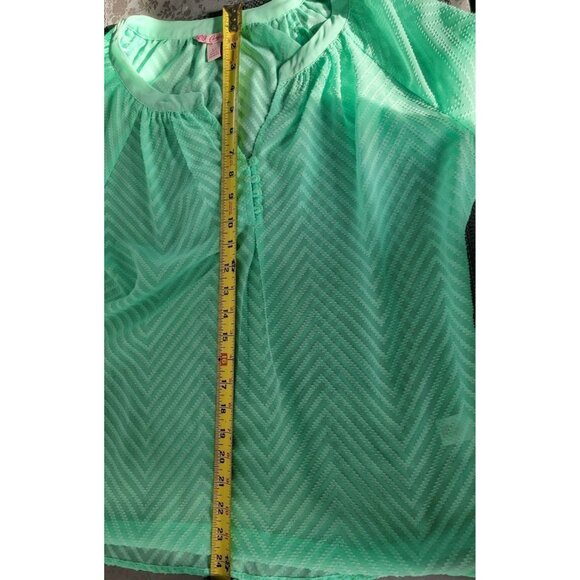 Candie's Mint Green Blouse - Picture 5 of 6